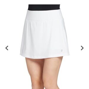 Prince Tennis Skirt Match Knit Skort White NEW LARGE
